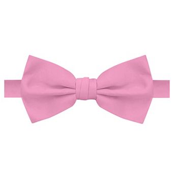 Men's Solid Banded Bow Tie