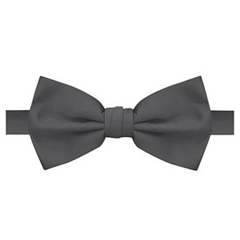 Men's Solid Banded Bow Tie