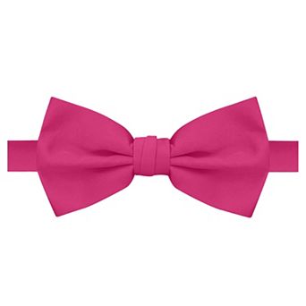Men's Solid Banded Bow Tie