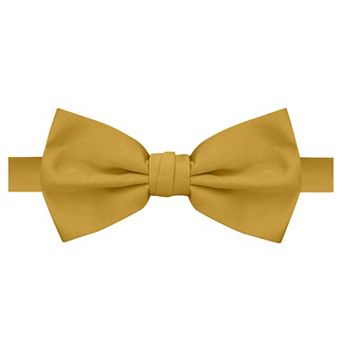 Men's Solid Banded Bow Tie