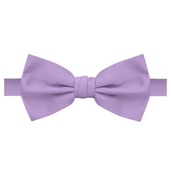 Men's Solid Banded Bow Tie