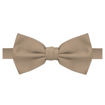 Men's Solid Banded Bow Tie