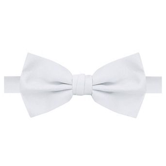 Men's Solid Banded Bow Tie