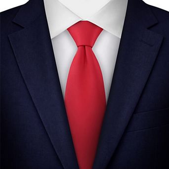 Men's Solid Clip-On Tie