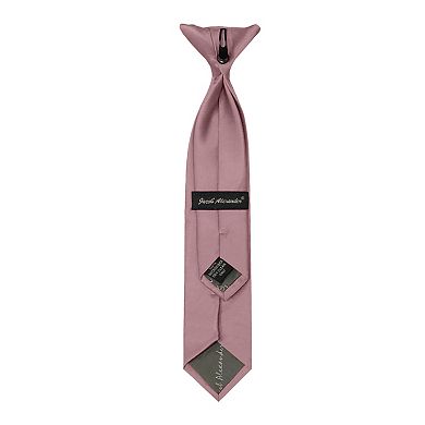 Kid's 11 inch Solid Clip-On Tie