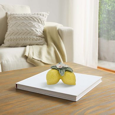 Everyday Decor Ceramic Lemon Table Decor