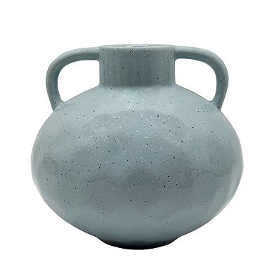 Everyday Decor Handled Ceramic Vase