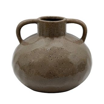 Everyday Decor Handled Ceramic Vase