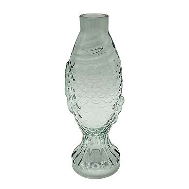 Everyday Decor Fish-Shaped Glass Vase