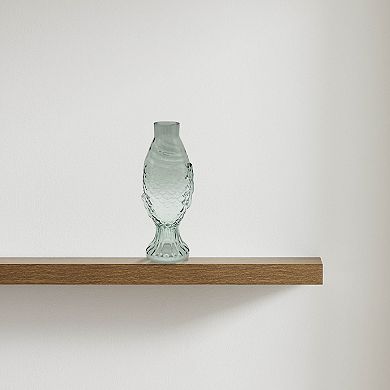 Everyday Decor Fish-Shaped Glass Vase