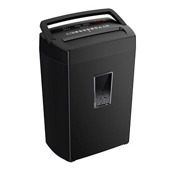 Bonsaii 12-Sheet Multi-functional Cross Cut Paper Shredder 5.5 Gal Waste Basket