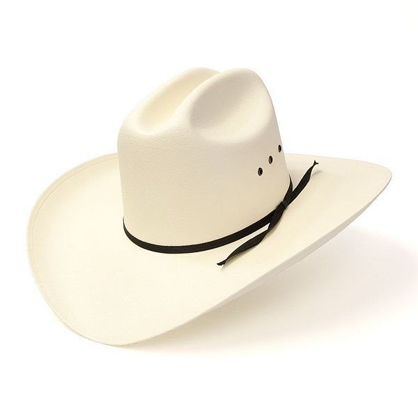 6875 Straw Cowboy Hat For Women And Men, Western Cattleman Style, Wide Oakley Cattleman Cowboy Hat for Women | Ladies Straw Hats by  main image 3