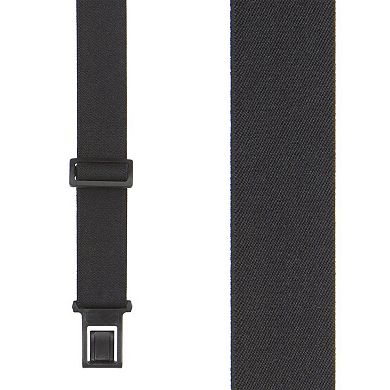 Suspender Store 1.5" Belt Clip Suspenders - Black