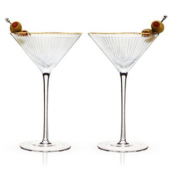 Meridian Crystal Martini Glasses Viski®