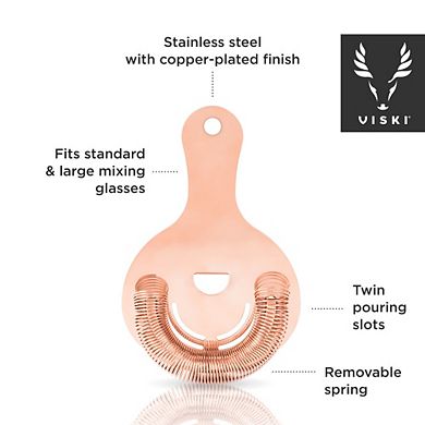 Summit Hawthorne Strainer in Copper Viski®
