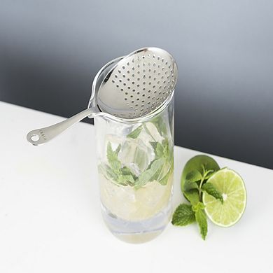 Harrison Julep Strainer in Silver Viski®