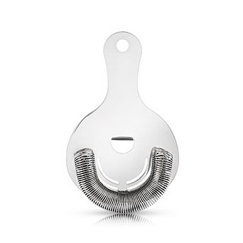 Harrison Hawthorne Strainer in Silver Viski®