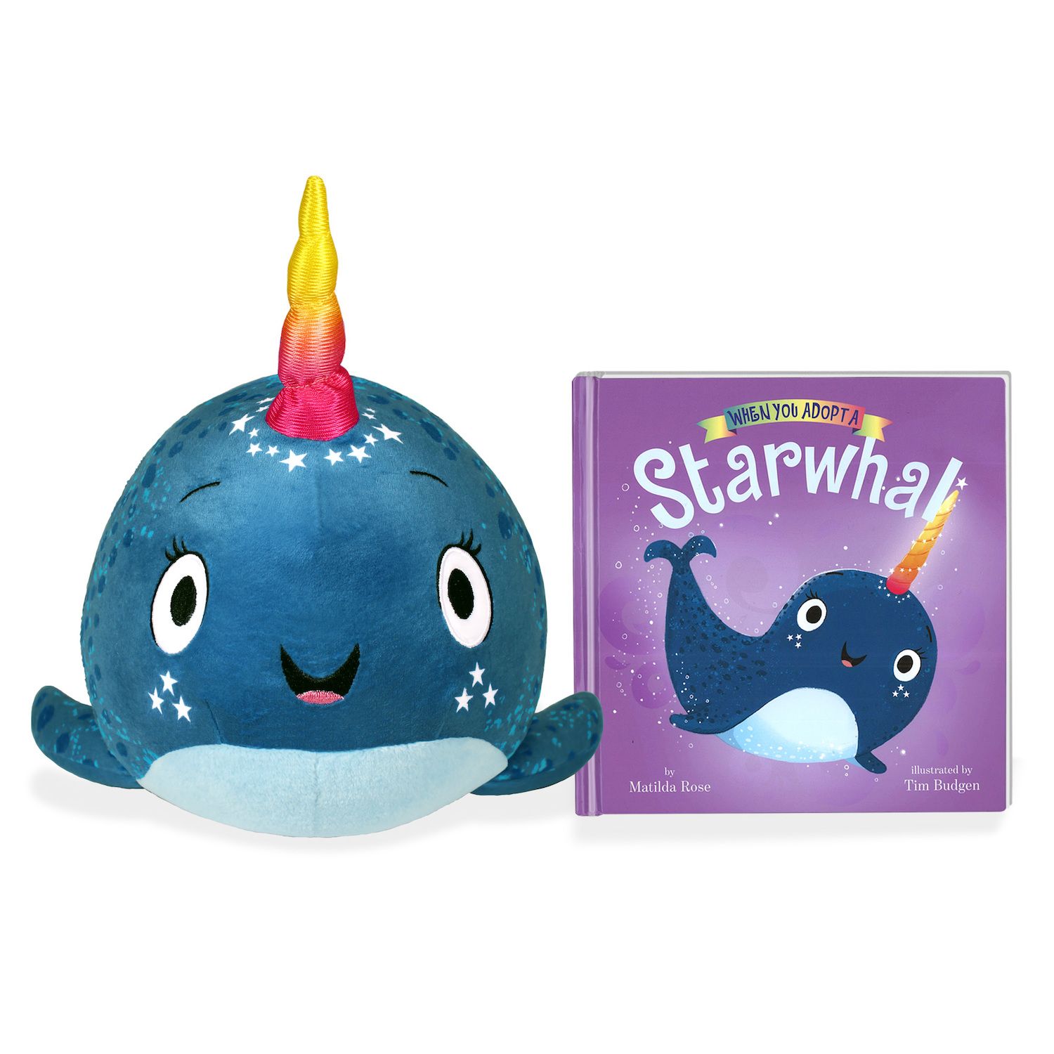 Детские мягкие игрушки Kohl's Cares When You Adopt A Starwhal Plush Toy & Book Bundle