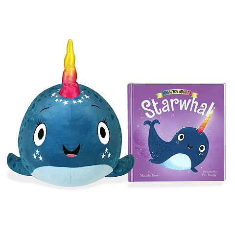 Детские мягкие игрушки Kohl's Cares When You Adopt A Starwhal Plush Toy & Book Bundle