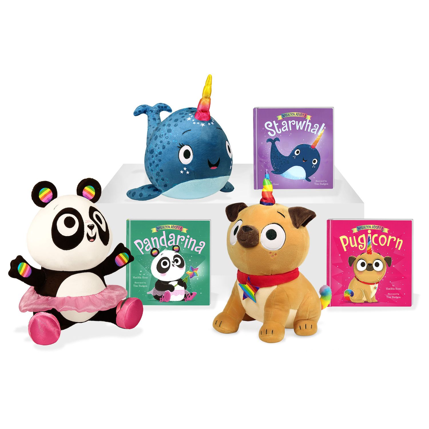 Детские мягкие игрушки Kohl's Cares When You Adopt A Starwhal Plush Toy & Book Bundle — фото 4