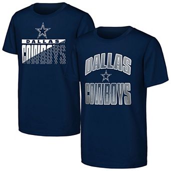 Youth Outerstuff Navy Dallas Cowboys Never Quit 2-Pack T-Shirt Set