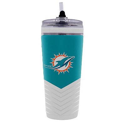 WinCraft Miami Dolphins 26oz 4D Flex Ice Shaker Bottle