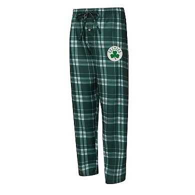 Men's Concepts Sport Green Boston Celtics Regulate Long Sleeve T-Shirt & Plaid Pant Set