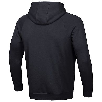 Men's Under Armour Black Notre Dame Fighting Irish The Bend Rival Raglan Hoodie