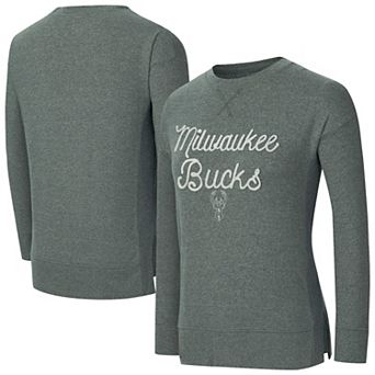 Women's Concepts Sport Hunter Green Milwaukee Bucks Rigor Long Sleeve Jersey T-Shirt
