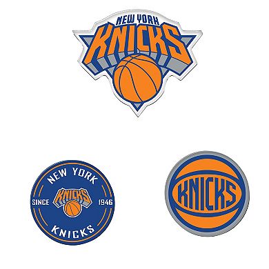 WinCraft New York Knicks 3-Pack Premium Fridge Magnet Set