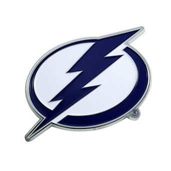 Logo Brands Tampa Bay Lightning Embossed Color Auto Emblem