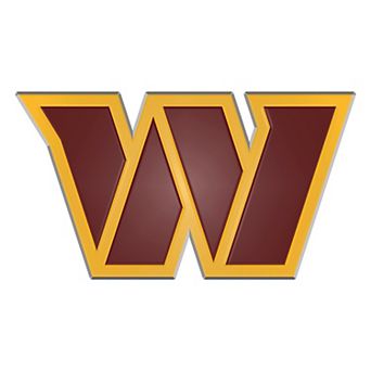 Logo Brands Washington Commanders Embossed Color Auto Emblem