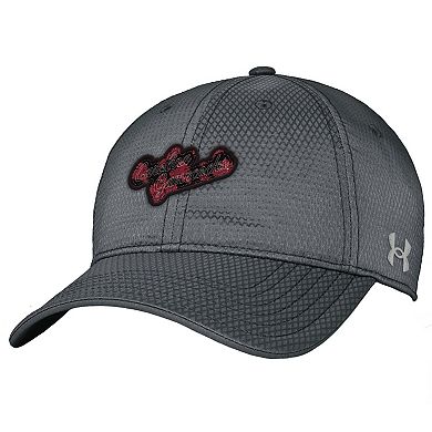 Men's Under Armour Graphite South Carolina Gamecocks College Essentials Zone Adjustable Hat