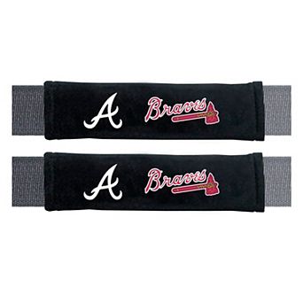 Logo Brands Atlanta Braves Seatbelt Pad Set