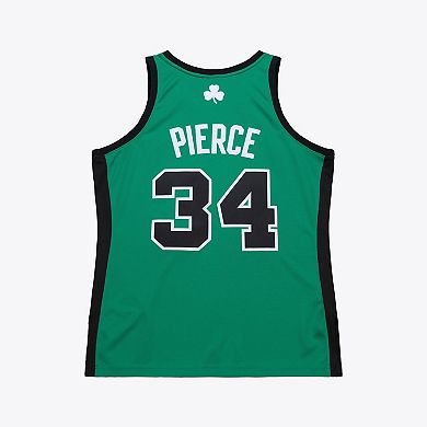 Men's Mitchell & Ness Paul Pierce Kelly Green Boston Celtics 2007-08 Hardwood Classics Authentic Jersey
