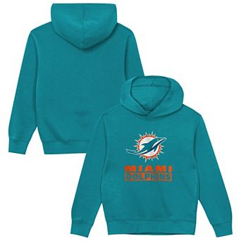 Toddler Outerstuff Aqua Miami Dolphins Back to Basics Hoodie