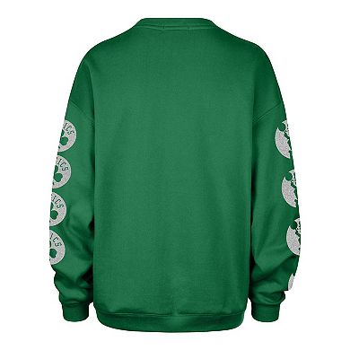 Women's '47 Kelly Green Boston Celtics Go Big Oversized Sweatshirt