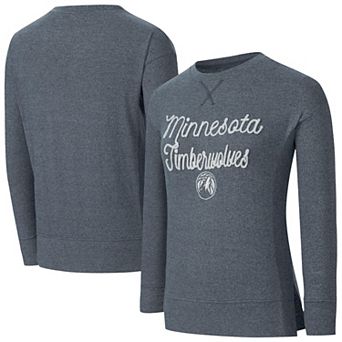 Women's Concepts Sport Navy Minnesota Timberwolves Rigor Long Sleeve Jersey T-Shirt