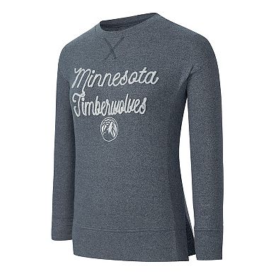 Women's Concepts Sport Navy Minnesota Timberwolves Rigor Long Sleeve Jersey T-Shirt