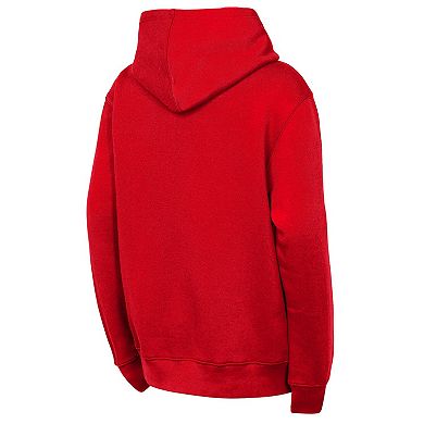 Youth Outerstuff Red Philadelphia Phillies Back to Basics Hoodie