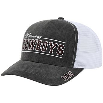 Unisex Colosseum Gray Wyoming Cowboys Billy 2400 Adjustable Trucker Hat