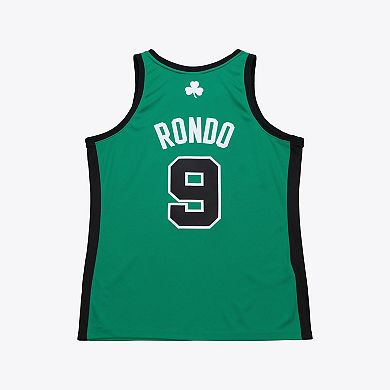 Men's Mitchell & Ness Rajon Rondo Kelly Green Boston Celtics 2007-08 Hardwood Classics Authentic Jersey