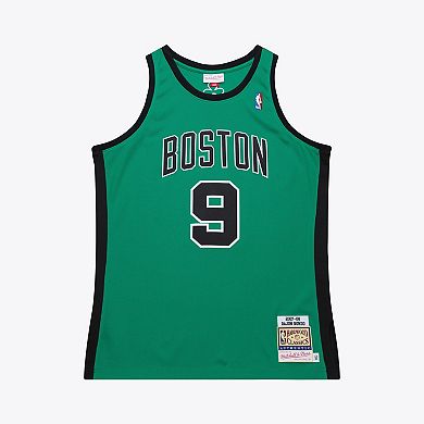 Men's Mitchell & Ness Rajon Rondo Kelly Green Boston Celtics 2007-08 Hardwood Classics Authentic Jersey