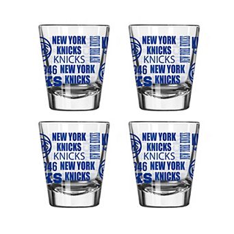 New York Knicks 4-Pack 2oz. Shot Glass Set