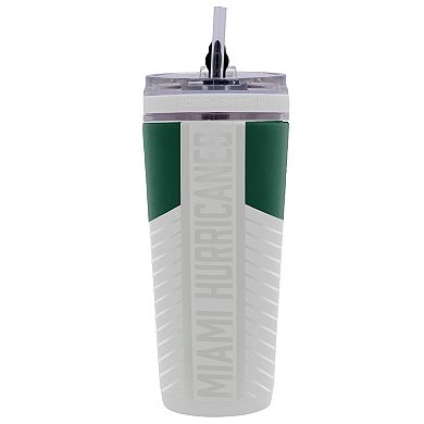 WinCraft Miami Hurricanes 26oz 4D Flex Ice Shaker Bottle
