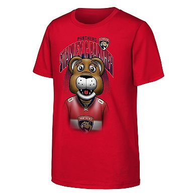 Youth Outerstuff Red Florida Panthers Mascot Highlight T-Shirt