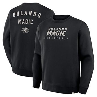 Men's Fanatics Black Orlando Magic Crossover Collection Defensive Rotation Drill Premium Pullover Sweatshirt