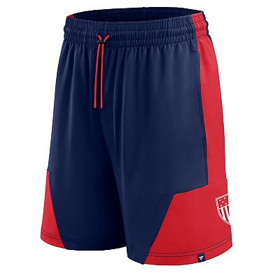 Men's Fanatics Navy/Red Team USA Zone Defense Principles Shorts