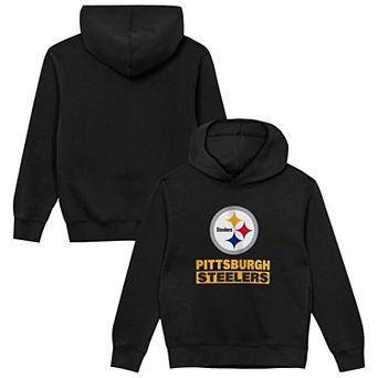 Preschool Outerstuff Black Pittsburgh Steelers Back to Basics Hoodie