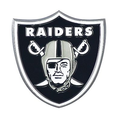 Logo Brands Las Vegas Raiders Embossed Color Auto Emblem